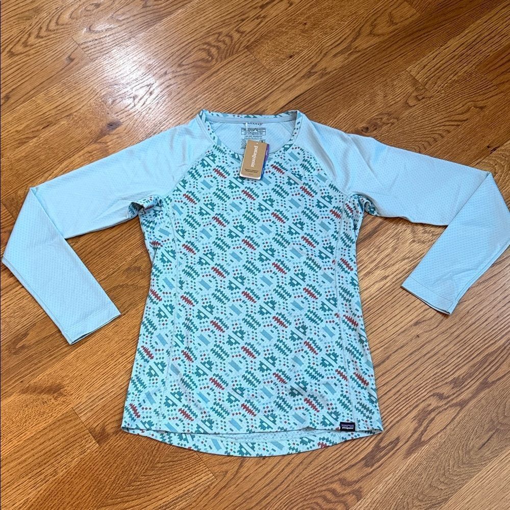 Patagonia Capilene Midweight Crew – Women’s Small – Icefall Big Sky Blue (NWT)
